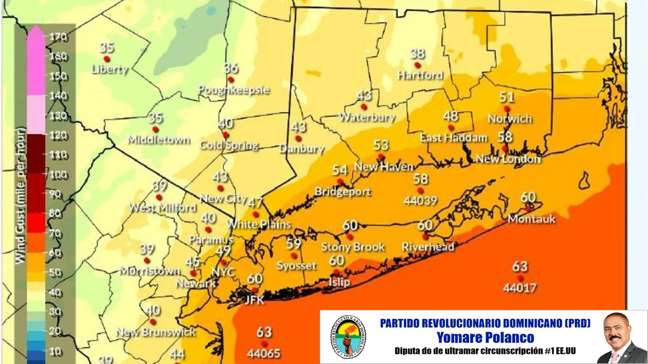 El otoño cierra con tormenta en Nueva York y área triestatal: lluvia y vientos fuertes domingo y lunes