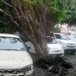 La capital mostró sus carencias con las lluvias de la tormenta Franklin