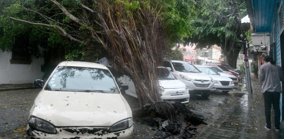 La capital mostró sus carencias con las lluvias de la tormenta Franklin