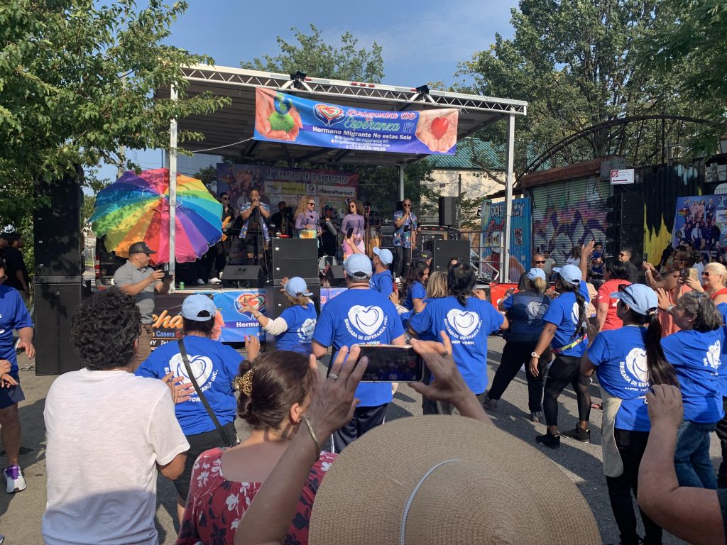 Gran éxito, Primer Festival de la   Brigada de Esperanza en Queens