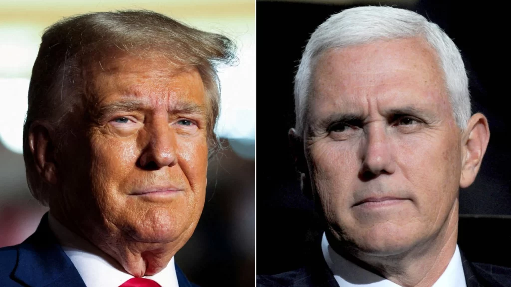 Trump llama a Mike Pence “delirante” en el ataque más agudo hasta ahora contra su exvicepresidente