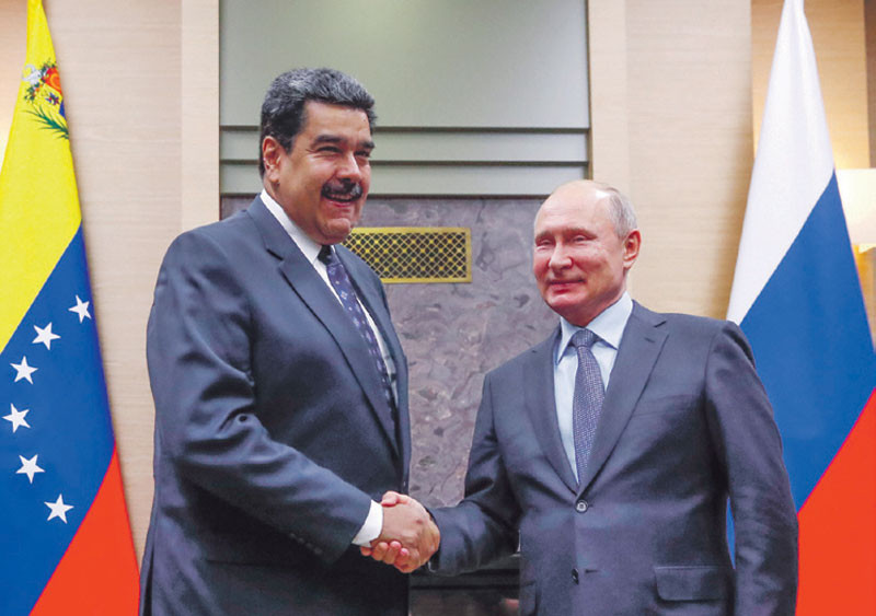 Putin felicita a Maduro por su victoria en Venezuela y le dice que es “bienvenido” en Rusia