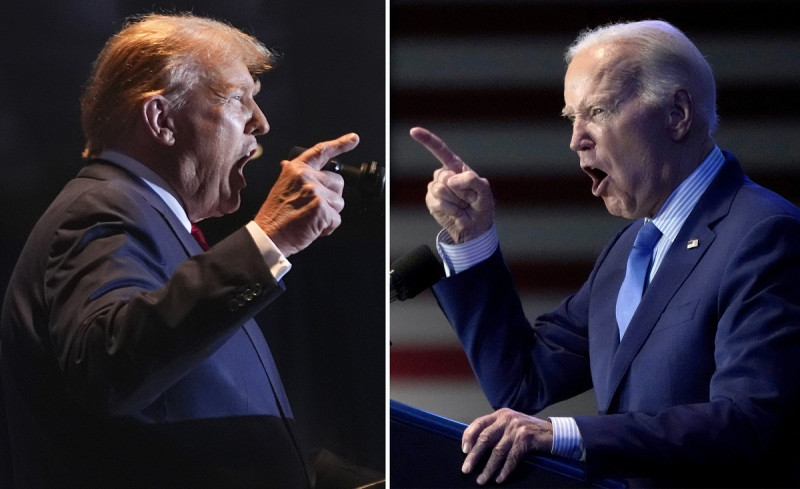 Donald Trump vende por pedazos el traje con el que “noqueó” a Biden en el debate presidencial