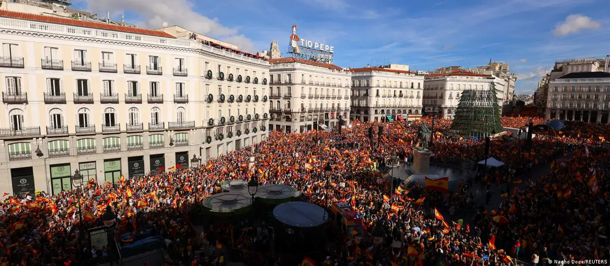 Protestas en España por la amnistía a los independentistas