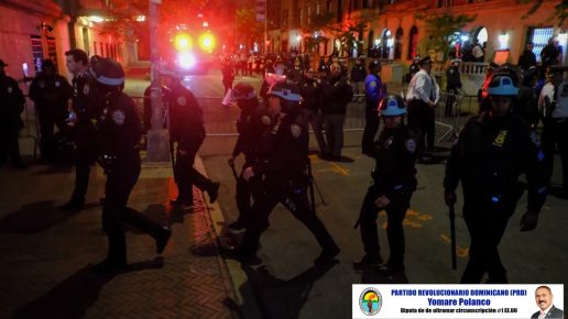 Arrestan a estudiantes de la Universidad de Columbia en Nueva York