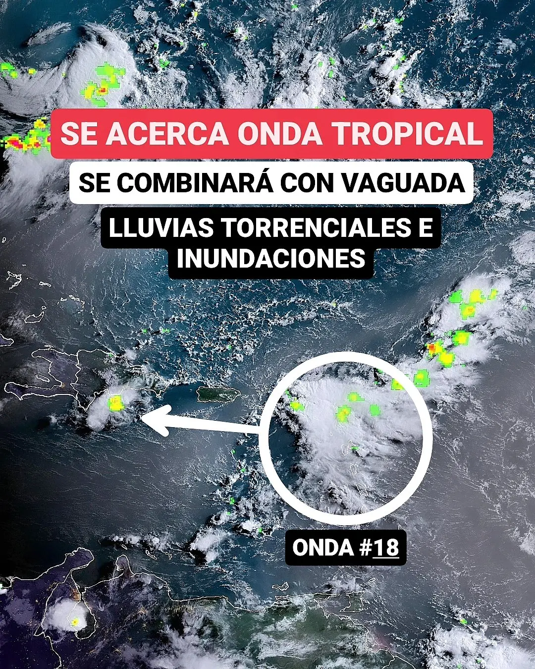 Clima en RD: Pronostican lluvias y polvo del Sahara para este semana