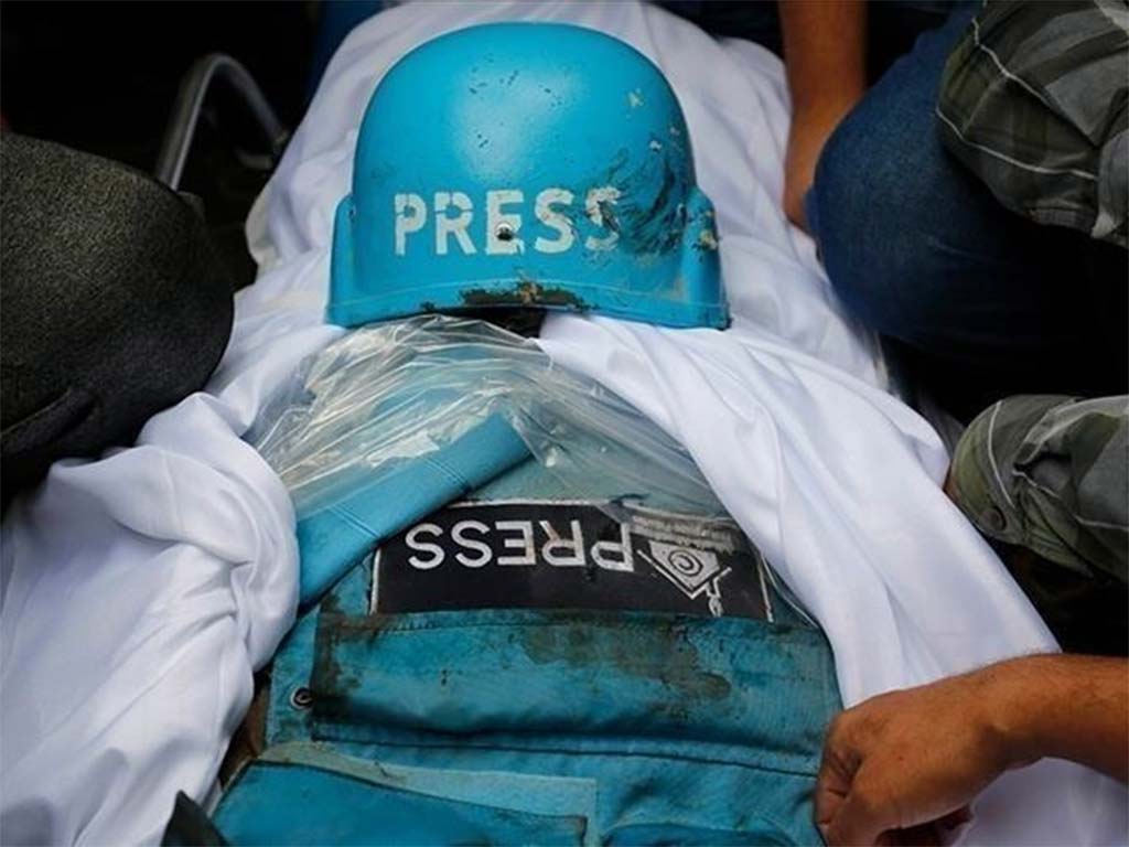 Crece cifra de periodistas asesinados por Israel en Gaza