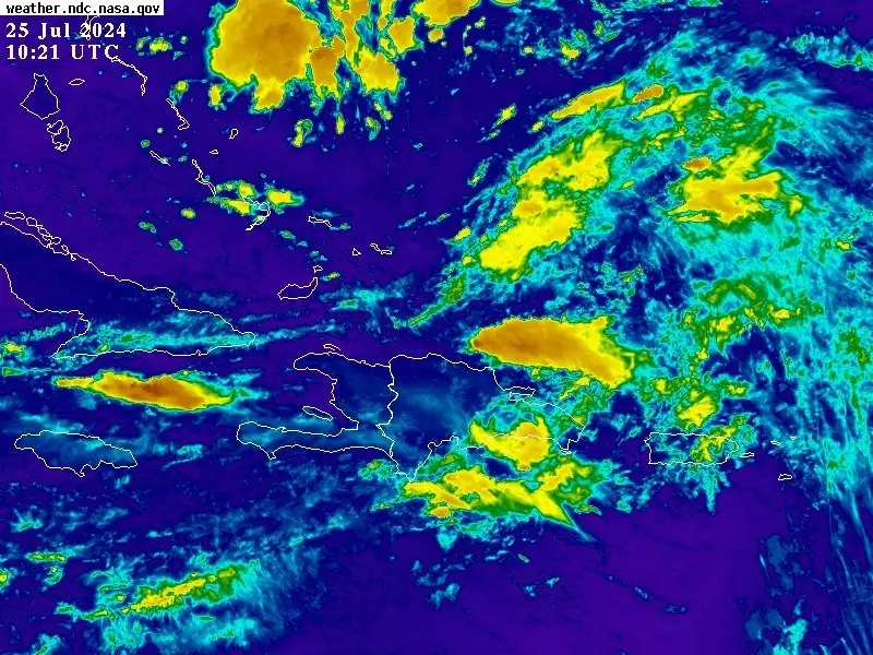 INDOMET: En Santo Domingo y el Distrito Nacional en horas de la mañana ocurrirán aguaceros