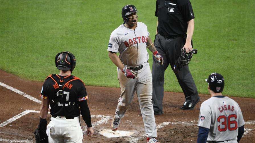 Devers bateó jonrón 26; Yoshida define triunfo de los Medias Rojas ante Orioles