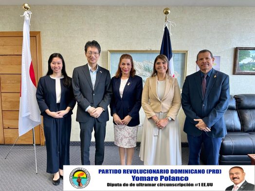 Presidenta del PARLACEN sostiene encuentro con Embajador de Japón en RD; hablan de fortalecer lazos de amistad y cooperación