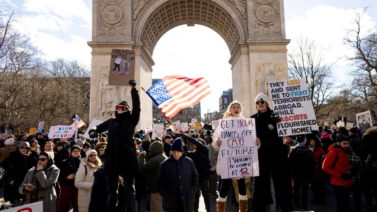 Así fueron las protestas en EE.UU. contra las políticas de Donald Trump